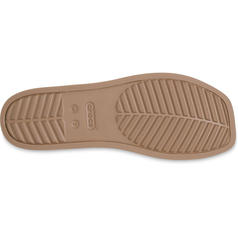 Crocs™ Miami Two Strap Sandal Women's Milk Chocolate