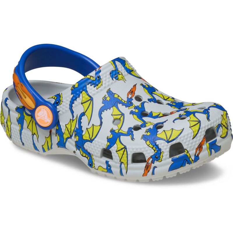 Crocs™ Classic Dragon Graphic Clog Toddlers' Atmosphere