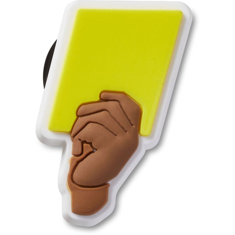 Crocs™ Jibbitz Soccer Yellow Card 