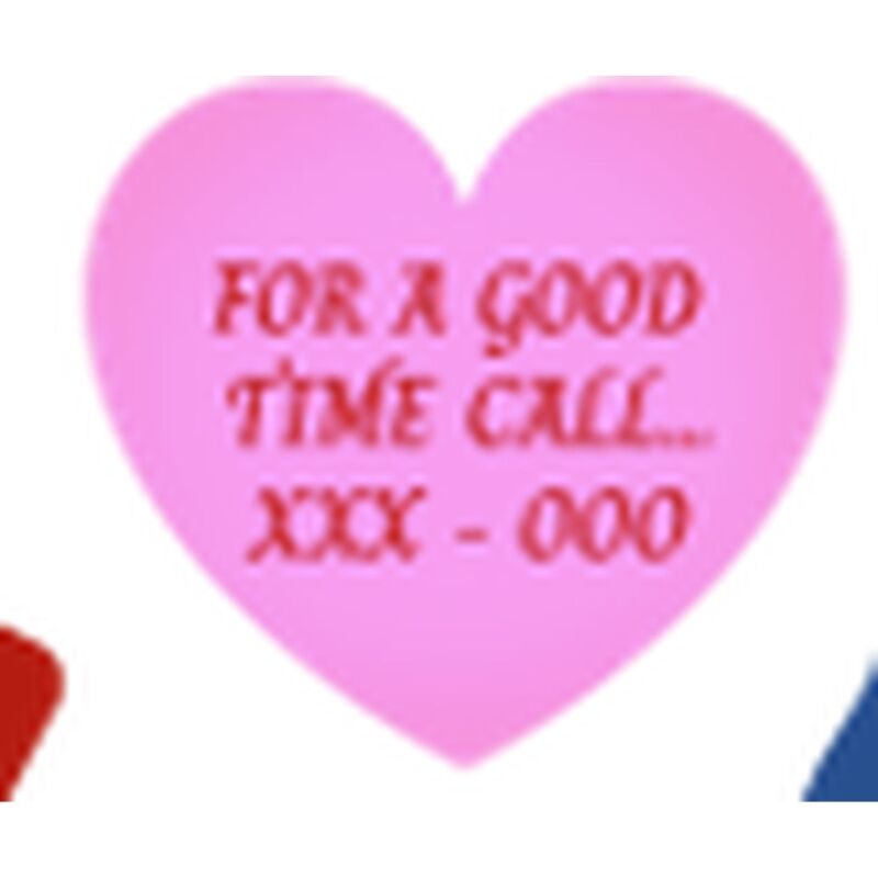 Crocs™ Jibbitz Call For a Good Time Heart 