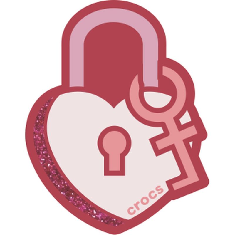 Crocs™ Crocs Jibbitz Heart Locket and Key 198445377143 