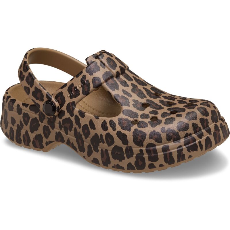 Crocs™ Classic Mary Jane Animal Clog Kids' Sepia/Leopard