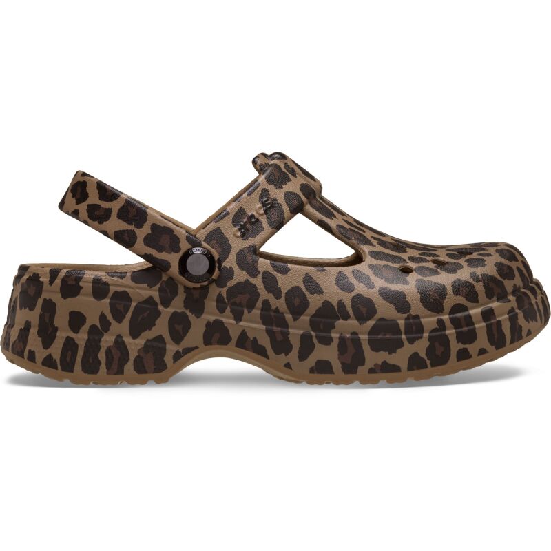 Crocs™ Classic Mary Jane Animal Clog Kids' Sepia/Leopard