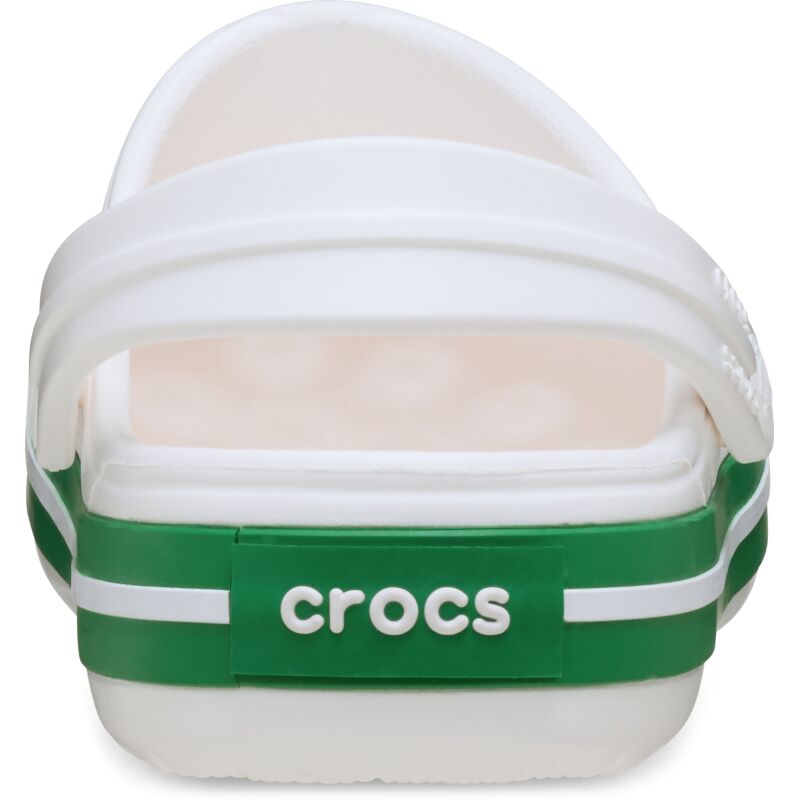 Crocs™ Crocband Clog Kid's 207005 White/Green Ivy