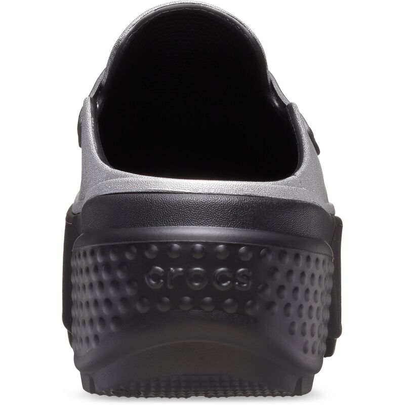 Crocs™ Stomp Metallic Loafer Silver/Black