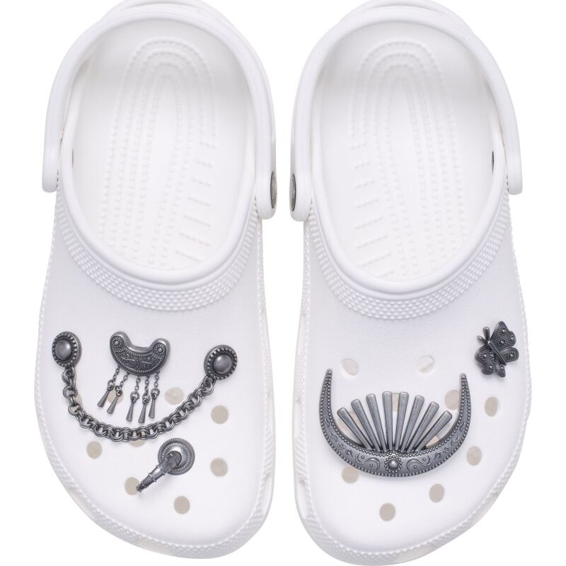Crocs™ Jibbitz Silver Metal Mix 5 Pack 