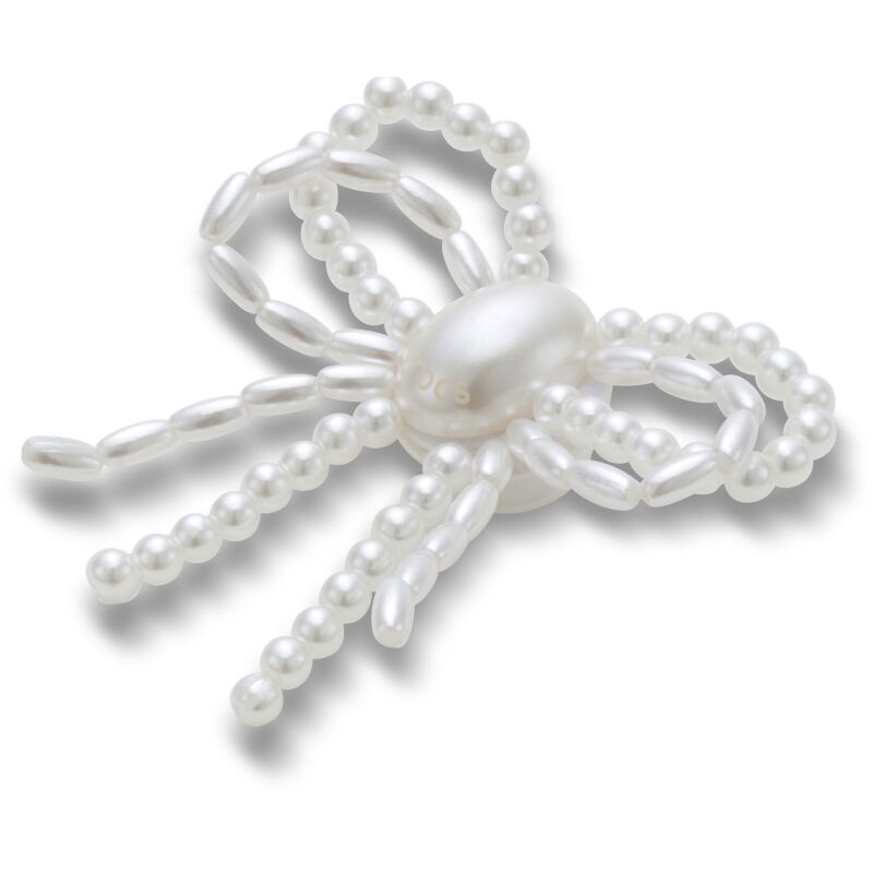 Crocs™ Jibbitz White Pearl Beaded Bow 