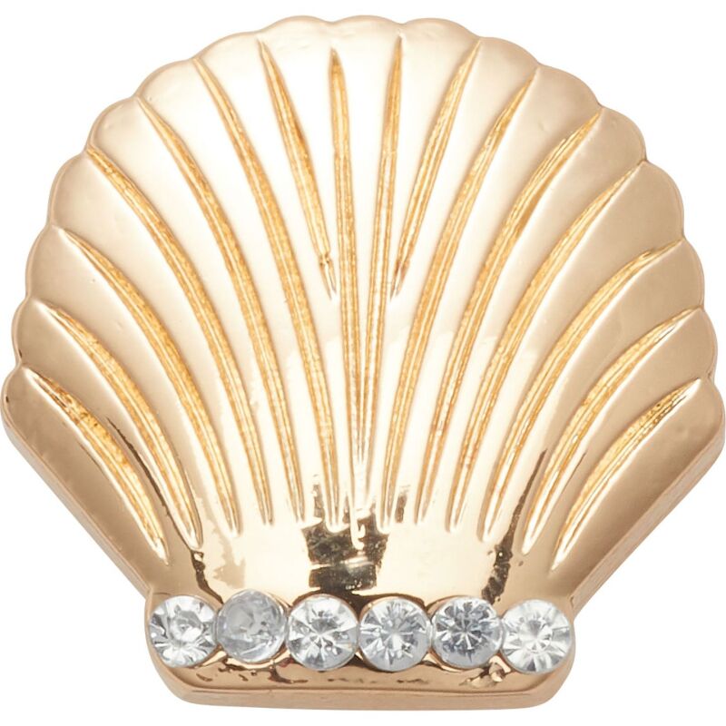 Crocs™ JIbbitz Gold Seashell 