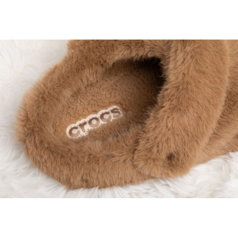 Crocs™ Classic Cozzzy Luxe Slipper Sepia