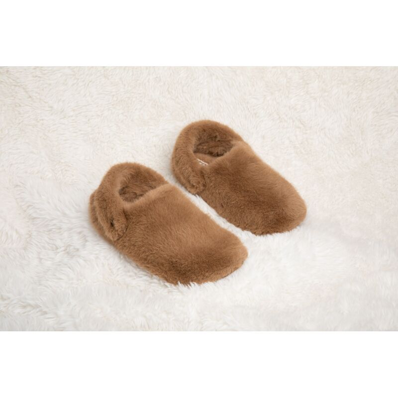Crocs™ Classic Cozzzy Luxe Slipper Sepia