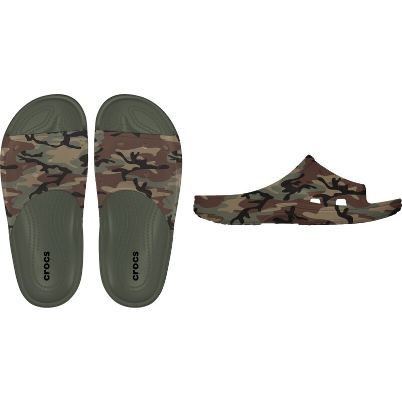 Crocs™ Saturday Camouflage Slide Men's Army Green/Multi