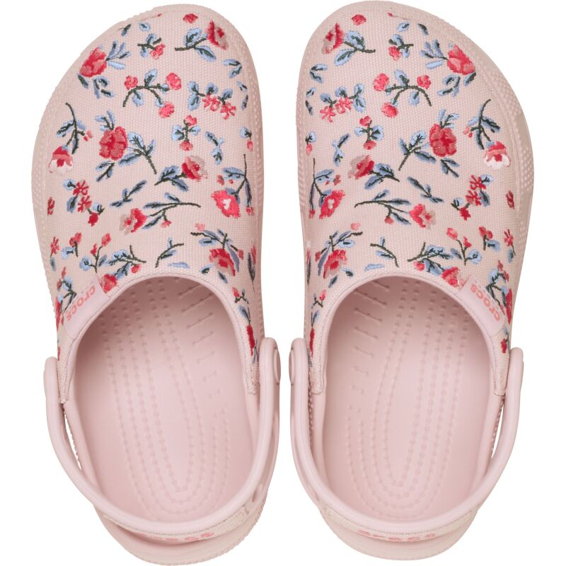 Crocs™ Classic Crafted Floral Clog Cotton Candy