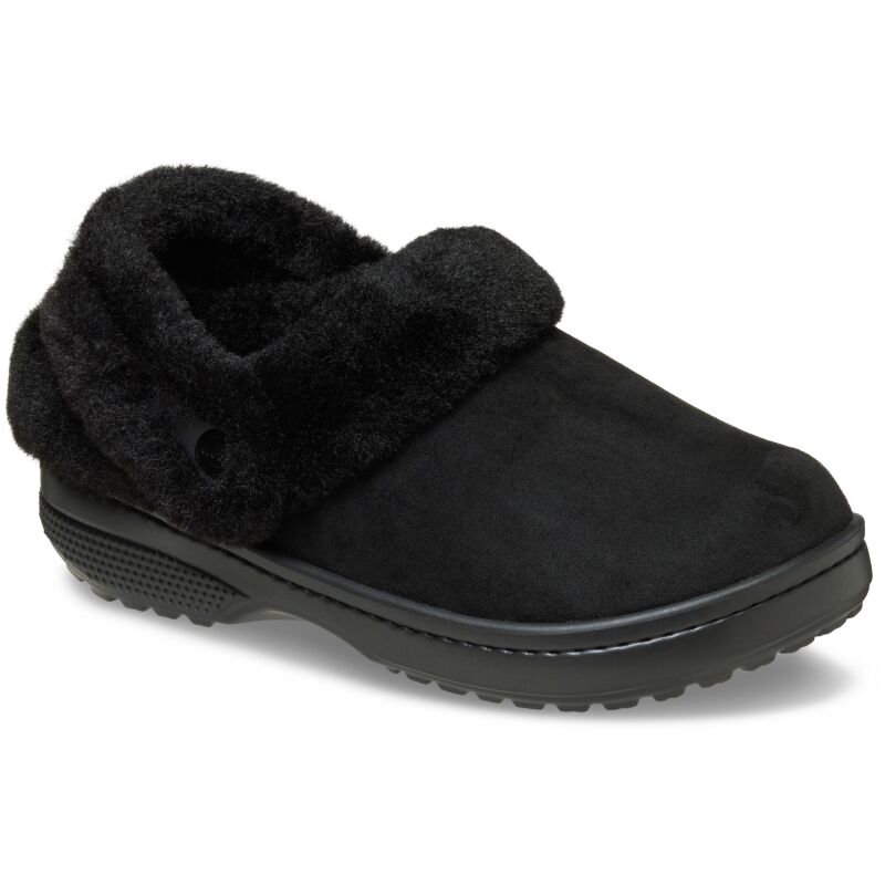 Crocs™ Classic Unfurgettable Sueded Clog Black