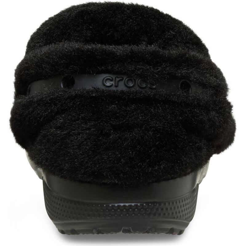 Crocs™ Classic Unfurgettable Sueded Clog Black