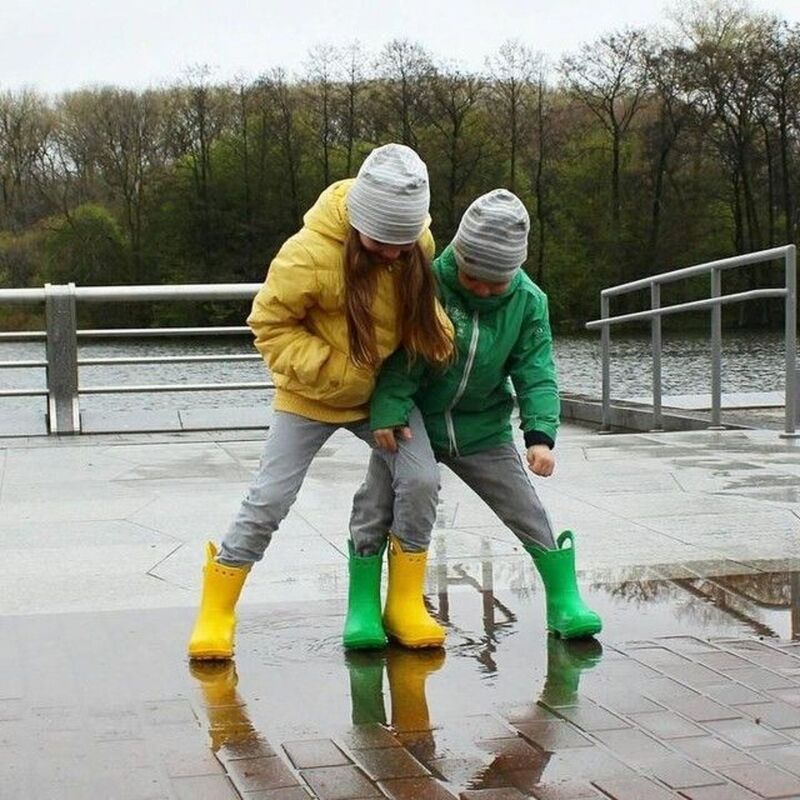 Crocs™ Handle It Rain Boot Kids' Grass Green