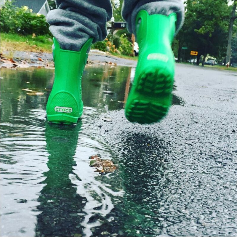 Crocs™ Handle It Rain Boot Kids' Grass Green