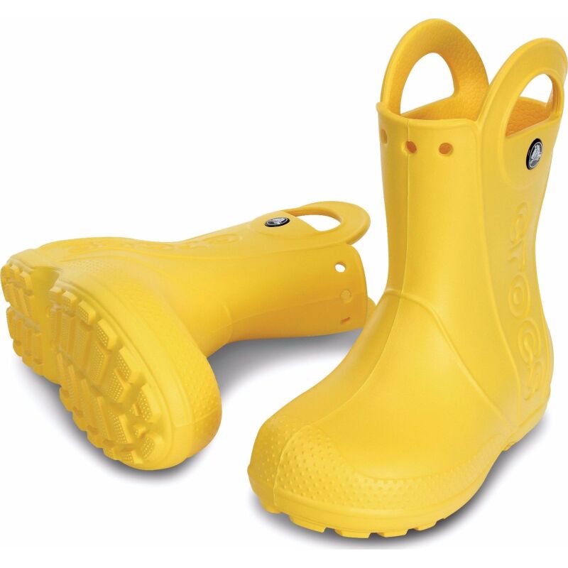 Crocs™ Kids' Handle It Rain Boot Yellow