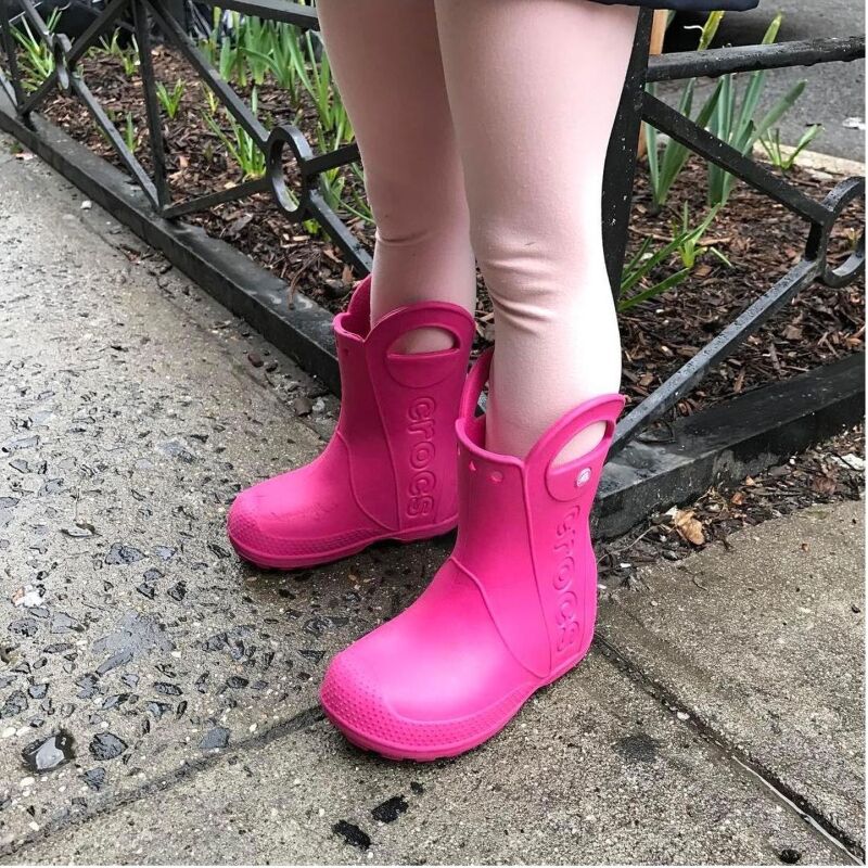 Crocs™ Kids' Handle It Rain Boot Candy Pink
