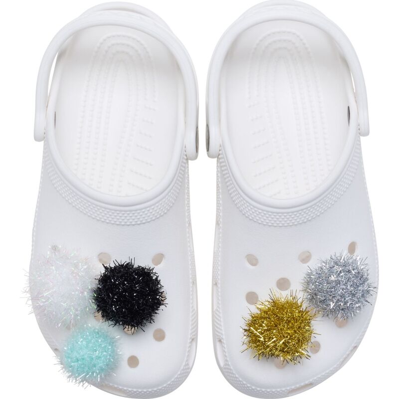 Crocs™ Jibbitz Tinsel Pom 5 Pack 