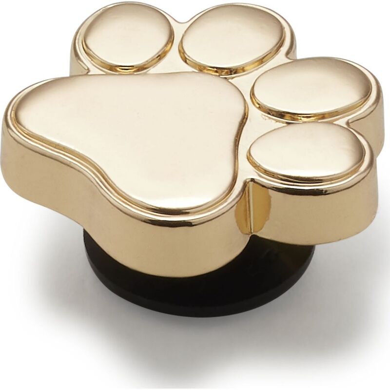 Crocs™ Jibbitz Gold Dog Paw 