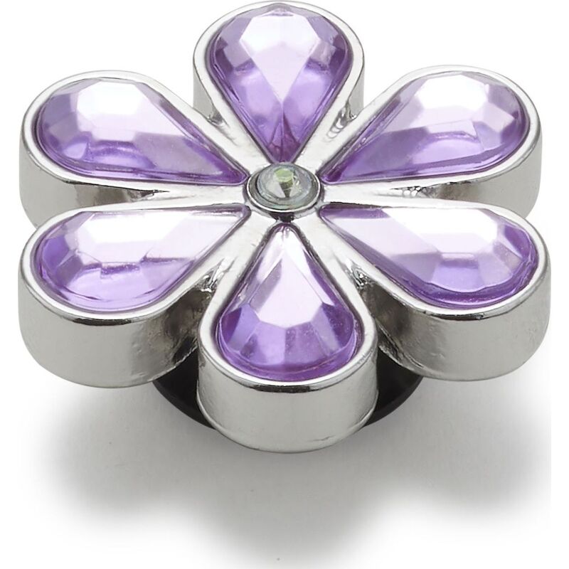 Crocs™ Jibbitz Purple Blinged Out Daisy 