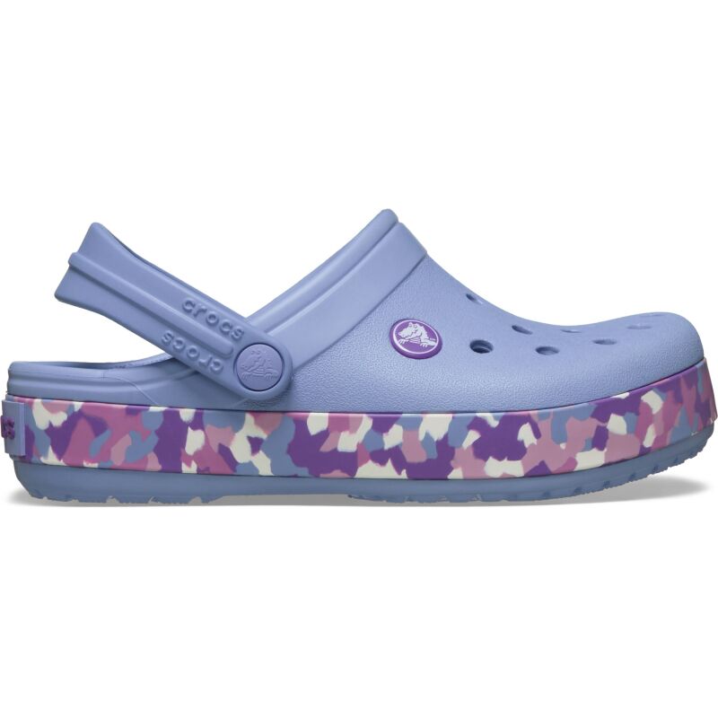 Crocs™ Crocband Glow Confetti Band Clog Kids' Blue Haze/Multi