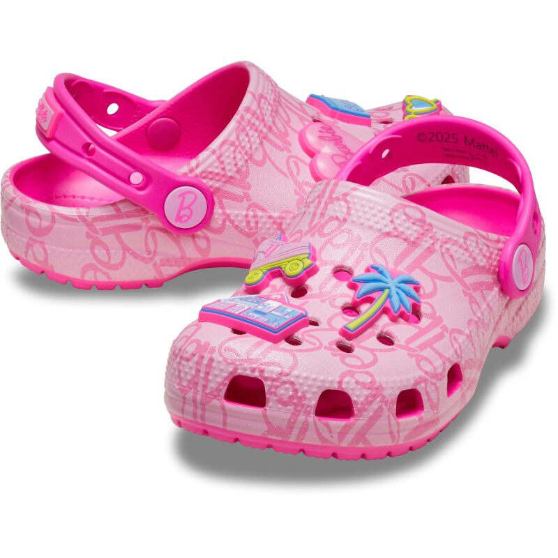 Crocs™ Mattel Pink Barbie Classic Clog Kid's 211407 Multi