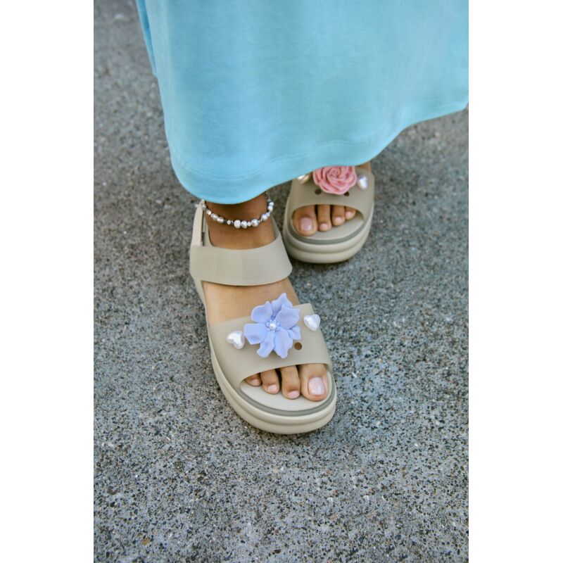 Crocs™ Soho Frosted Y Strap Sandal Meteor