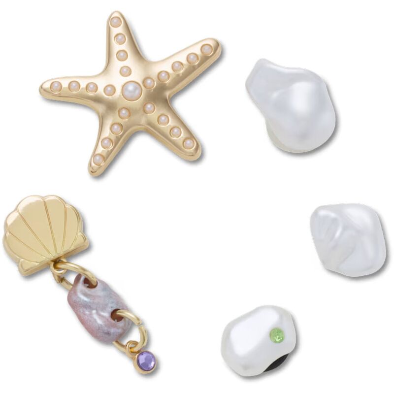 Crocs™ Jibbitz Gold Sea 5 Pack 