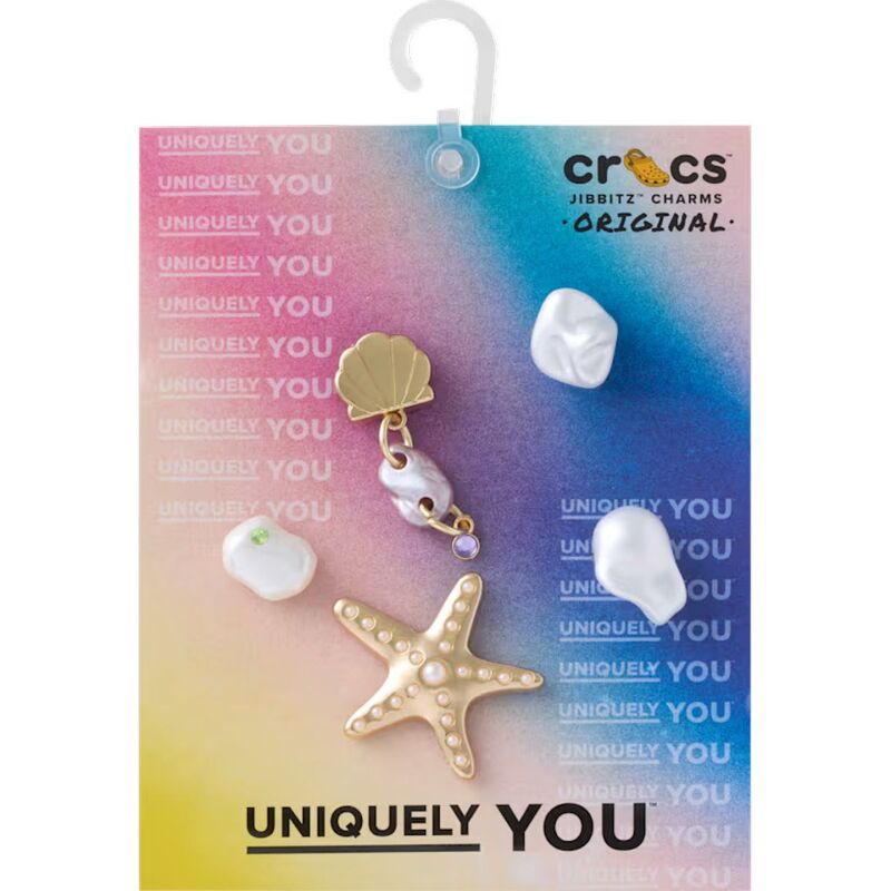 Crocs™ Jibbitz Gold Sea 5 Pack 