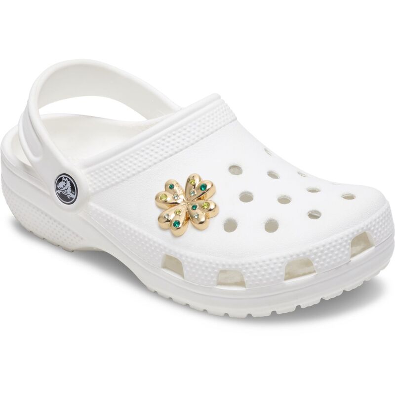 Crocs™ Jibbitz Gold SMT Gem Clover 