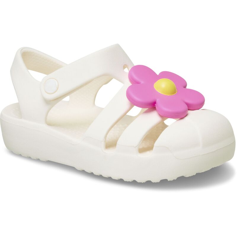 Crocs™ Classic Flower Fisherman Toddlers' Chalk