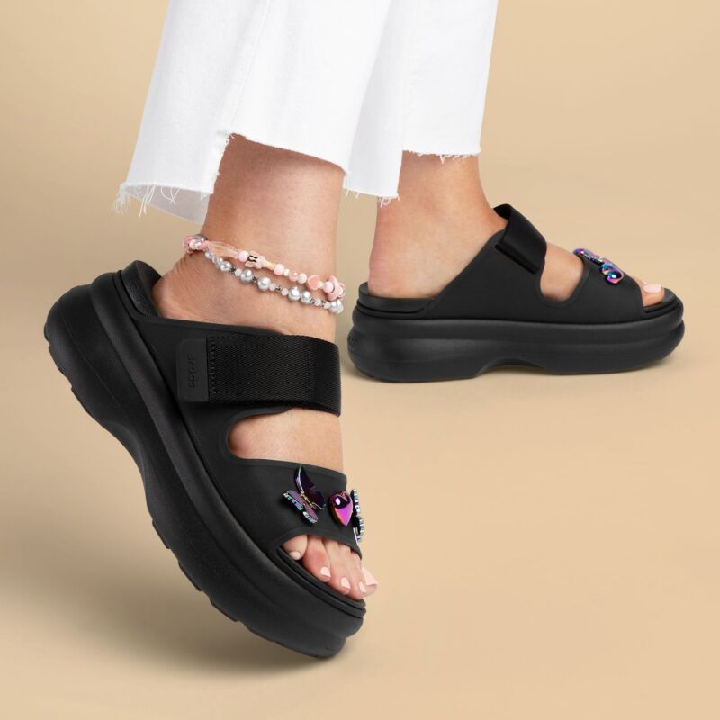 Crocs™ Soho Two Strap Sandal Black