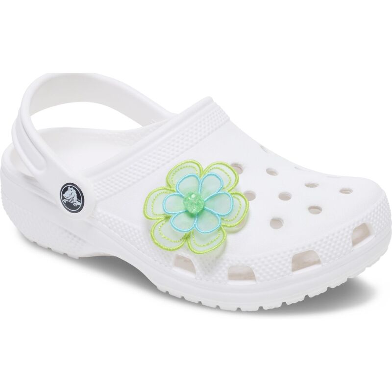 Crocs™ Jibbitz Green Mesh Flower 