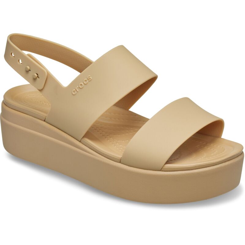 Crocs™ Brooklyn Low Wedge Womens Cashew/Cashew