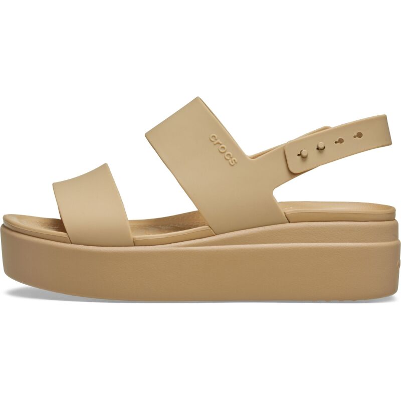 Crocs™ Brooklyn Low Wedge Womens Cashew/Cashew