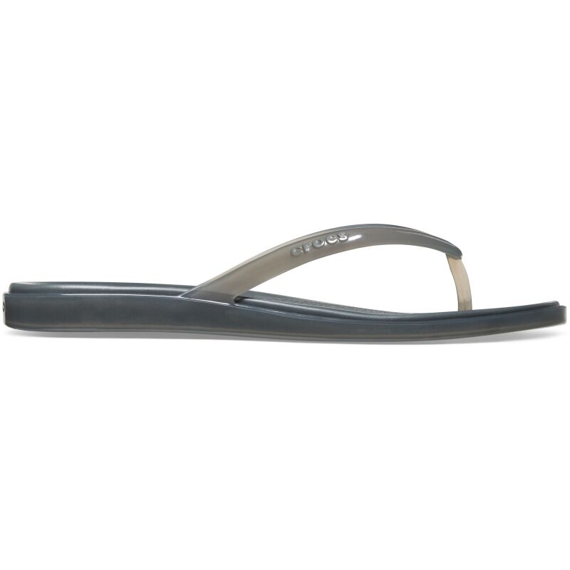 Crocs™ Miami Jelly Round Toe Flip Women's Carbon Jelly