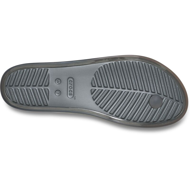 Crocs™ Miami Jelly Round Toe Flip Women's Carbon Jelly