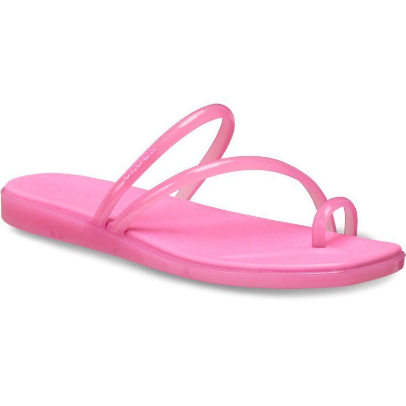 Crocs™ Miami Jelly Toe Loop Sandal Women's Pink Lemonade Jelly