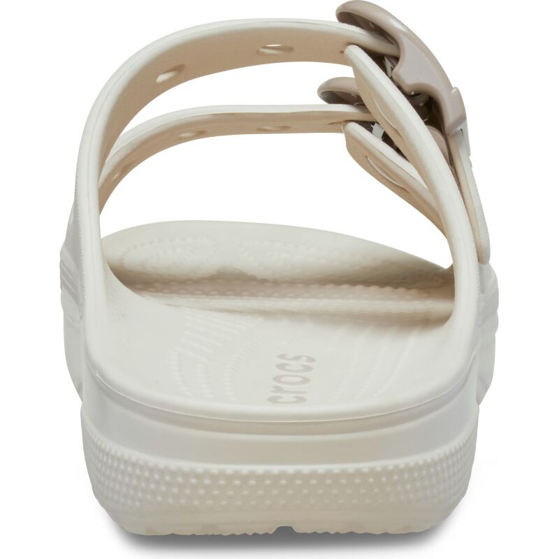 Crocs™ Saturday Enamel Buckle Sandal Women's Frappe