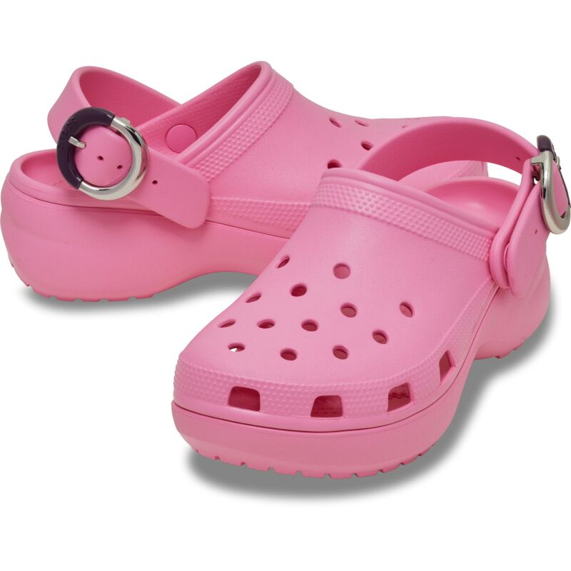 Crocs™ Classic Platform Buckle Clog Women's Pink Lemonade