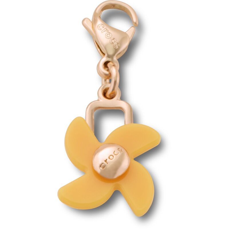 Crocs™ Jibbitz Orange Pinwheel Charm 