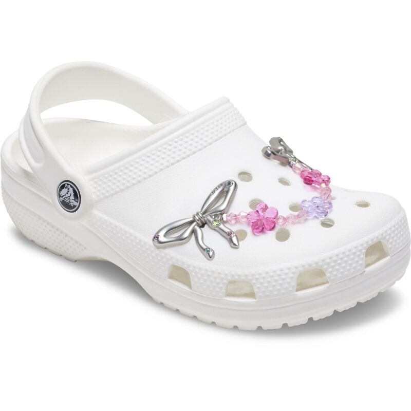 Crocs™ Jibbitz Silver Meta Flower Chain 