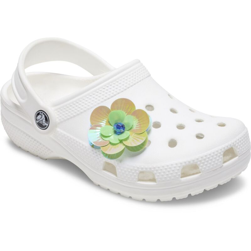 Crocs™ Jibbitz Sequin Green Flower 