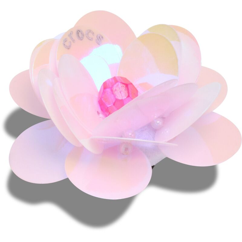 Crocs™ Jibbitz Sequin Pink Flower 