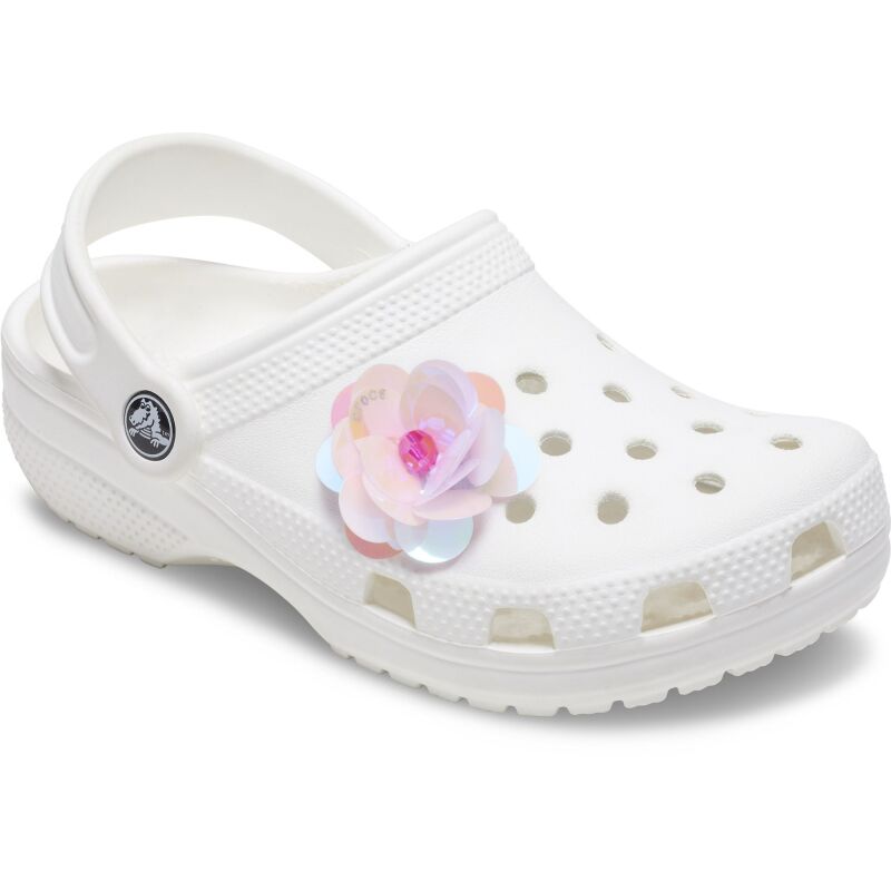 Crocs™ Jibbitz Sequin Pink Flower 