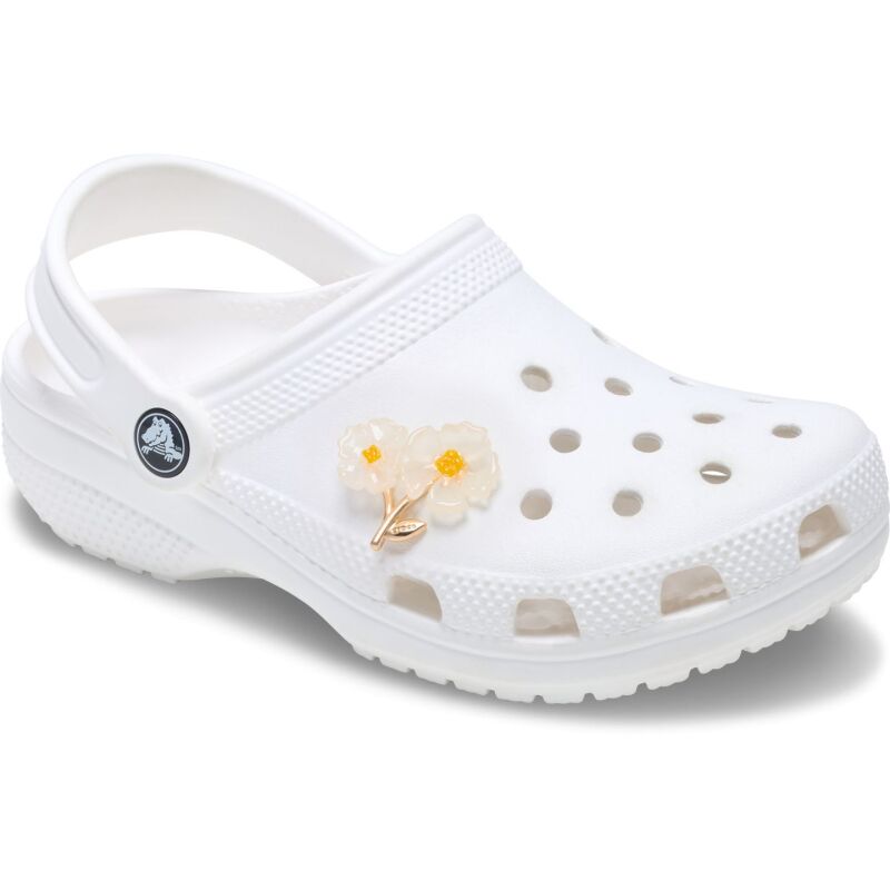 Crocs™ Jibbitz White Floral Blossom 