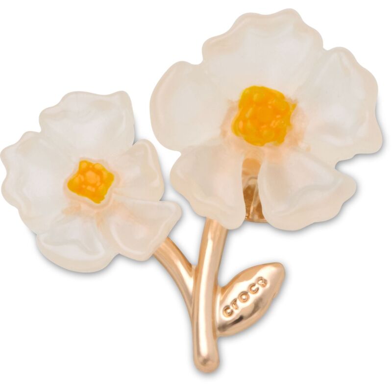 Crocs™ Jibbitz White Floral Blossom 
