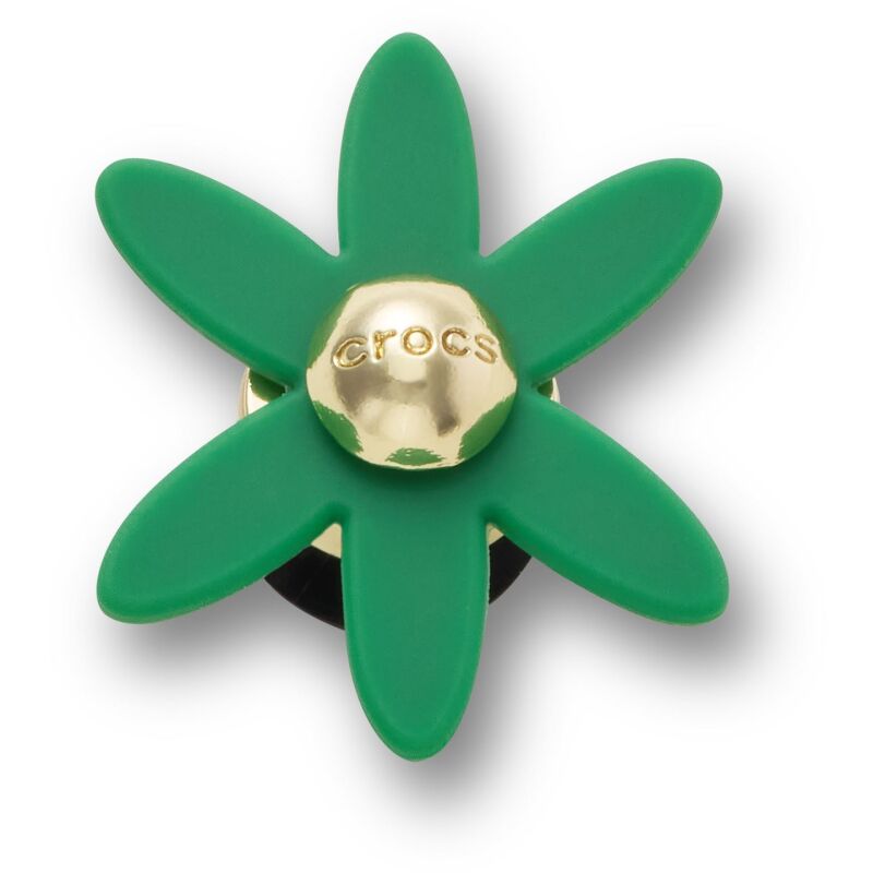 Crocs™ Jibbitz Retro Green Spinner Flower 