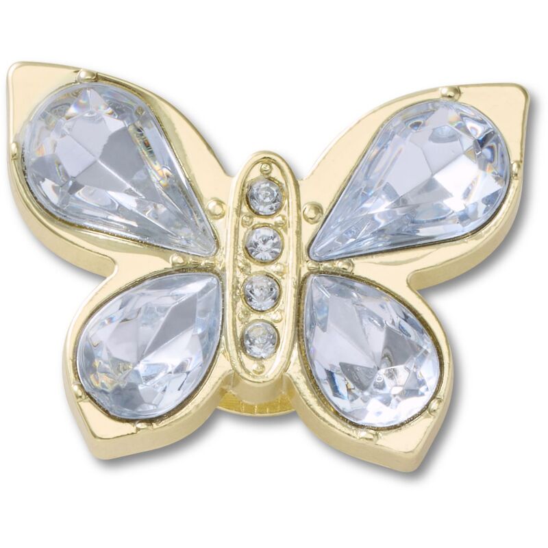 Crocs™ Jibbitz Gold Gem Butterfly 